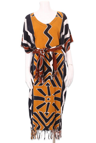 1980s Batik Sarong Dress Selected By Ritual Vintage