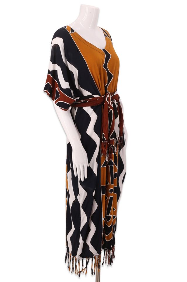 1980s Batik Sarong Dress Selected By Ritual Vintage #1