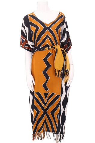 1980s Batik Sarong Dress Selected By Ritual Vintage
