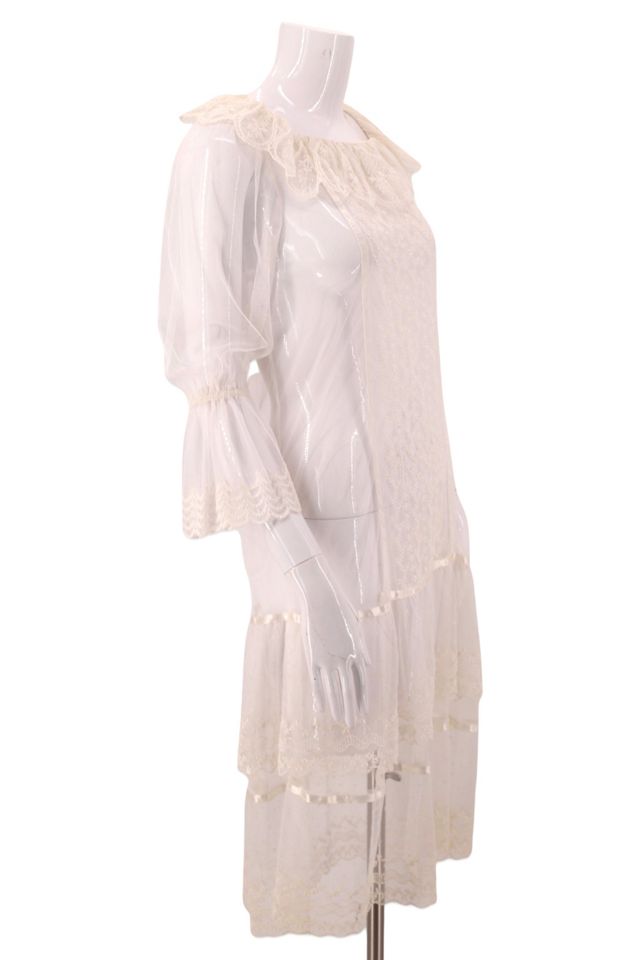 1970s Gunne Sax Victorian Lace Tea Dress Selected By Ritual Vintage #3