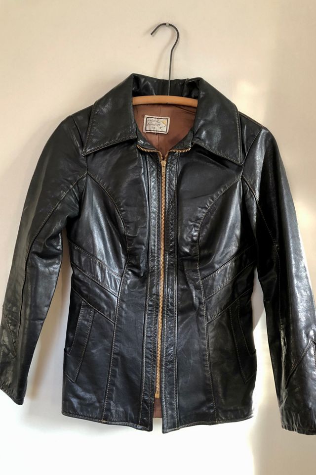 1970's Natural Comfort Leather Jacket Selected by Cherry