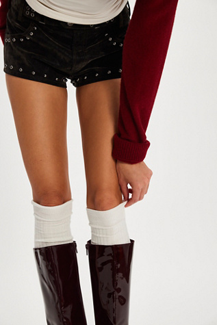 Viola Over The Knee Socks at Free People in Coconut Milk