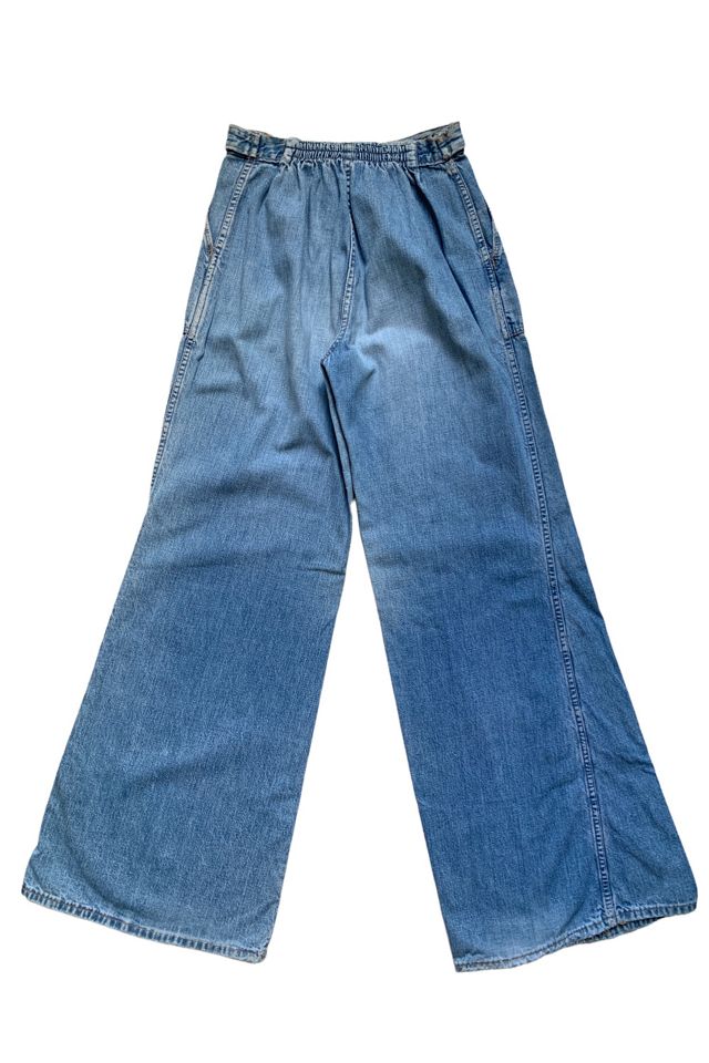 Vintage 1970s Wide Leg High Waisted Heritage Denim Jeans Selected by SharpLilTeeth #2