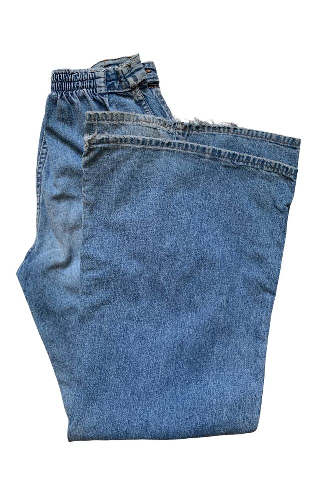 Vintage 1970s Wide Leg High Waisted Heritage Denim Jeans Selected by SharpLilTeeth #3