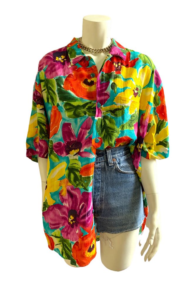 Vintage 1980s Jams World Button-Up Blouse Selected by SharpLilTeeth #1