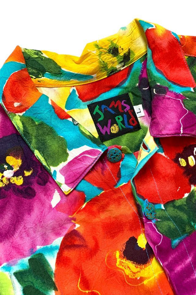 Vintage 1980s Jams World Button-Up Blouse Selected by SharpLilTeeth #2