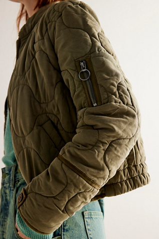 Aura Liner Jacket at Free People in Adventurer, Size: Medium