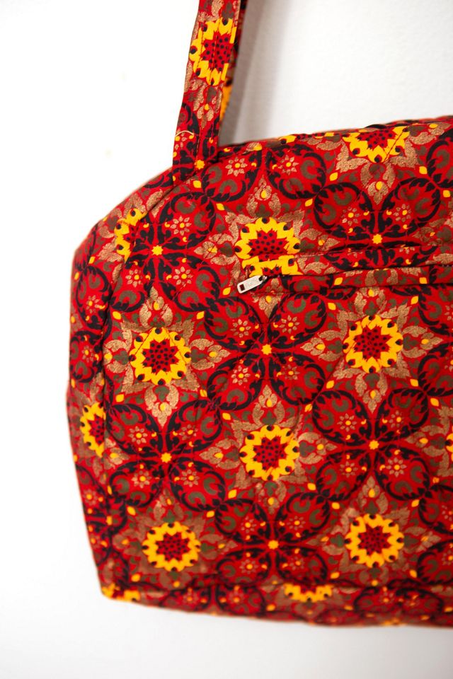 Vintage 1970s Printed Cotton Sun Hat & Tote Bag Set Selected by SwaneeGRACE #3