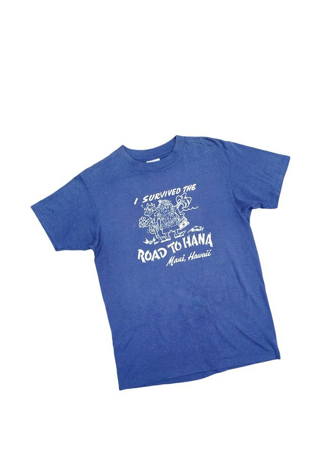 Vintage 80s Hana Hawaii Tourist T-Shirt Selected by Garbage Soup