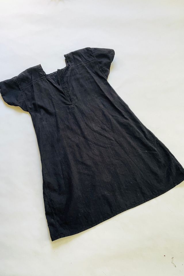 Vintage Black Victorian Nightgown Dress Selected by FernMercantile ...