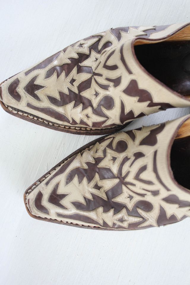 Vintage Western Leather Old Gringo Mule Boots Selected By Moons and Junes Vintage #2