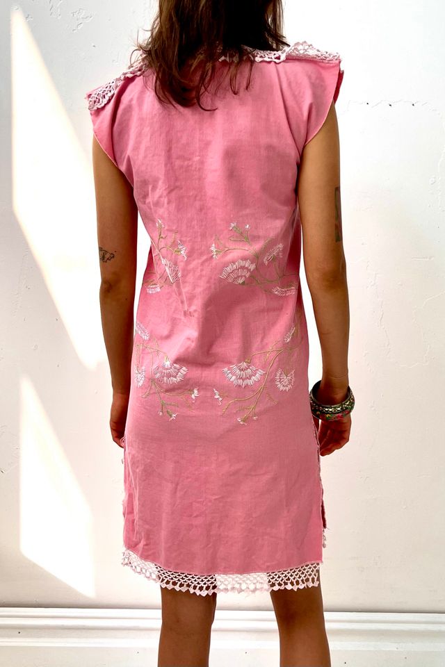 Anna Corinna Blush and Lace Smock Dress #1
