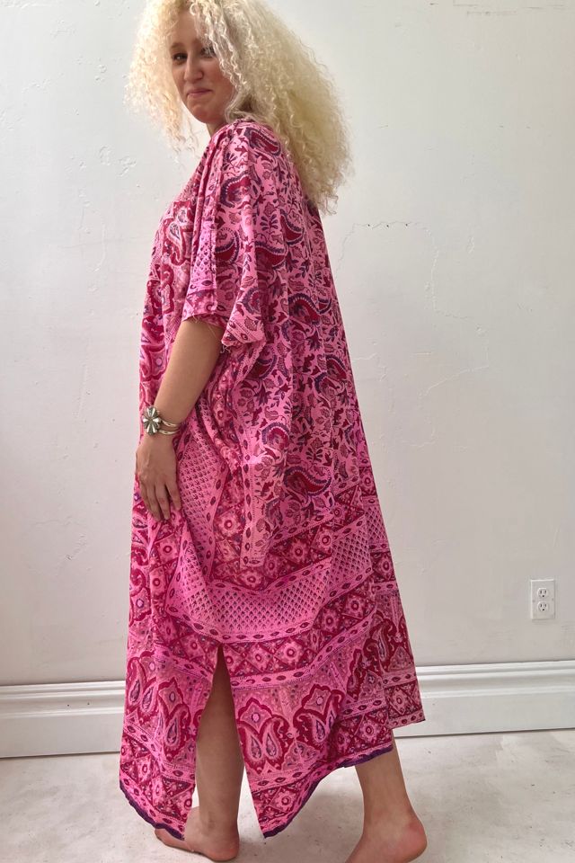 Anna Corinna Bright Blush Block Print Smock Dress #1