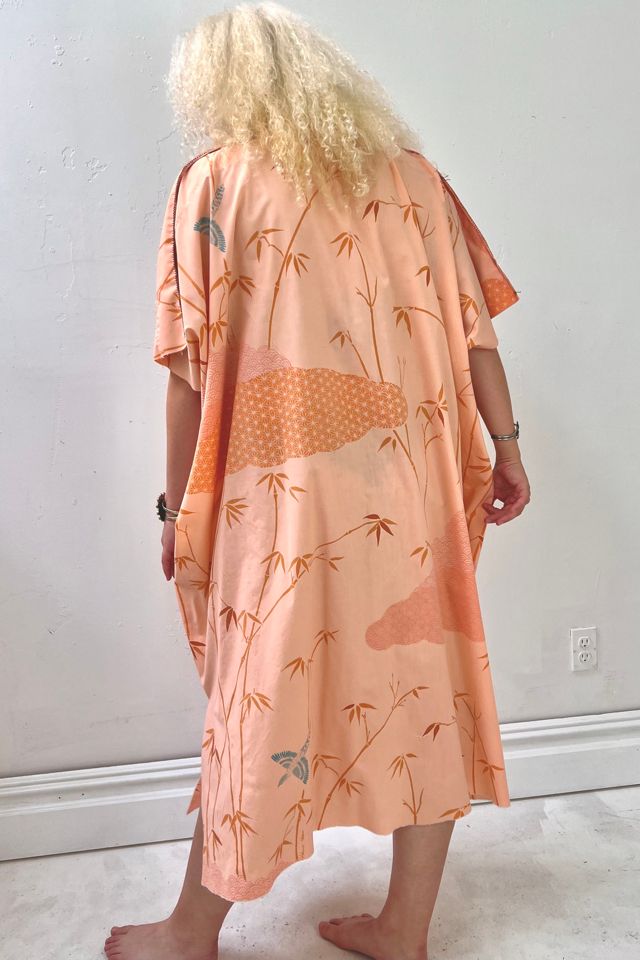 Anna Corinna Peach Bamboo Jungle Smock Dress #1