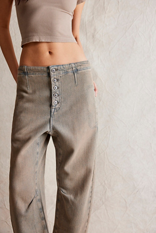 We The Free Osaka Jeans at Free People in Stable Grey, Size: 26