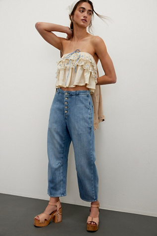 We The Free Osaka Jeans At Free People In Sky, Size: 29