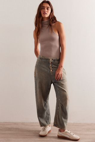 We The Free Osaka Jeans at Free People in Spearmint, Size: 31