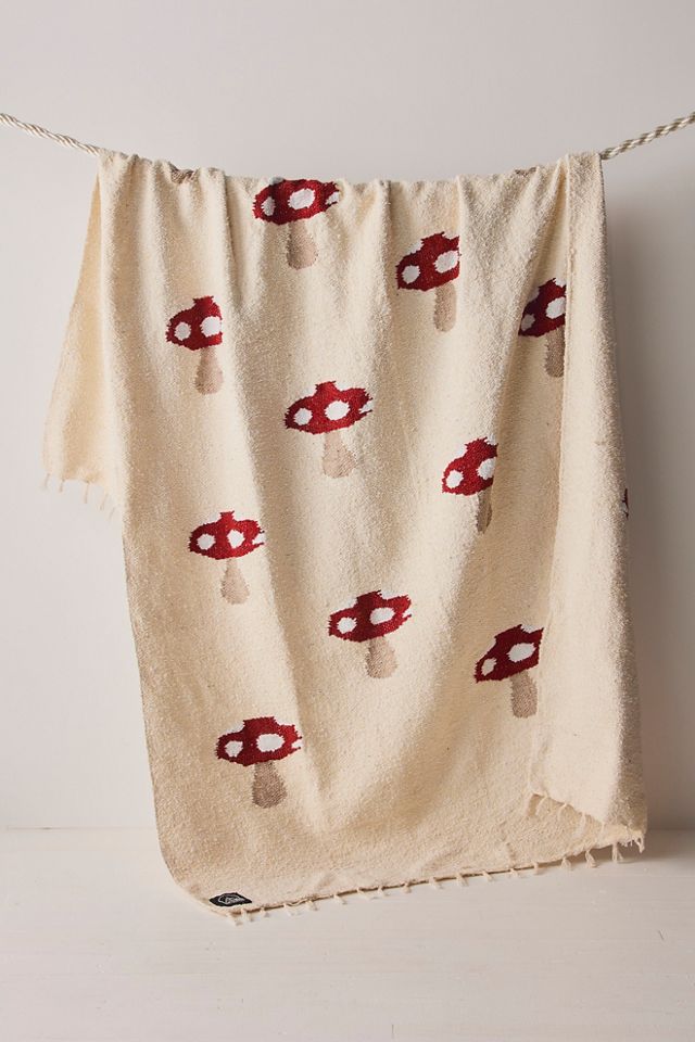 Mystical Mini Mushroom Blanket Free People