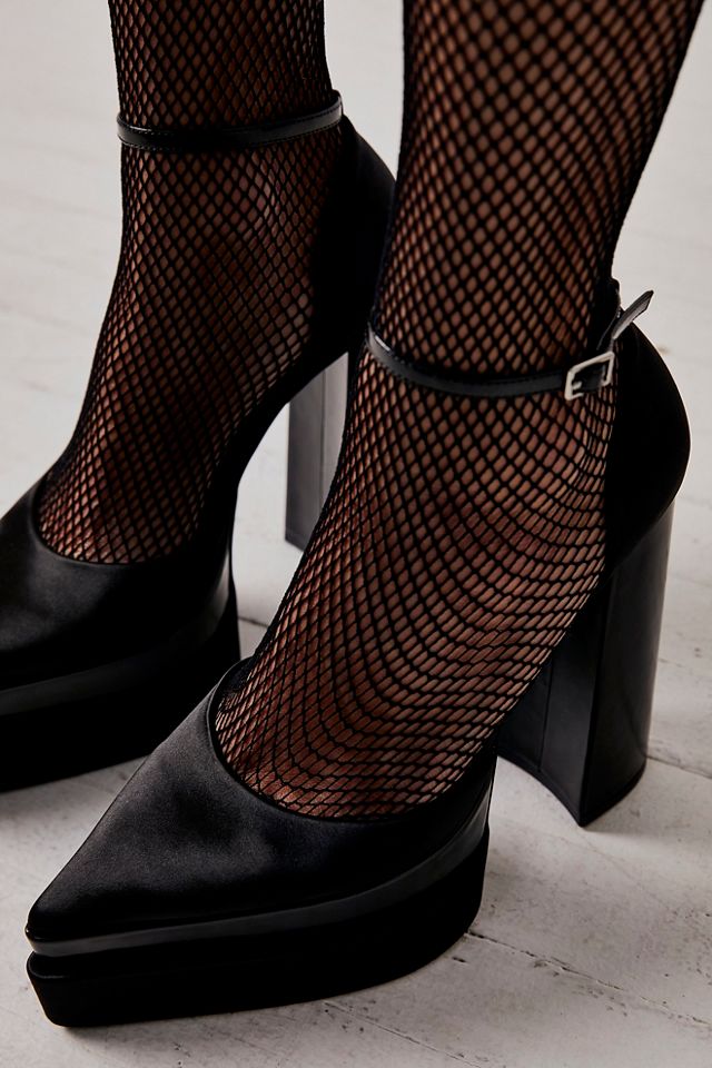 pointed platform heels