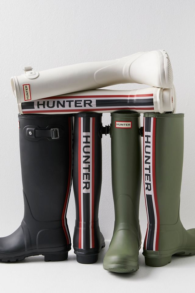 Hunter Tall Tri Color Logo Rain Boots | Free People