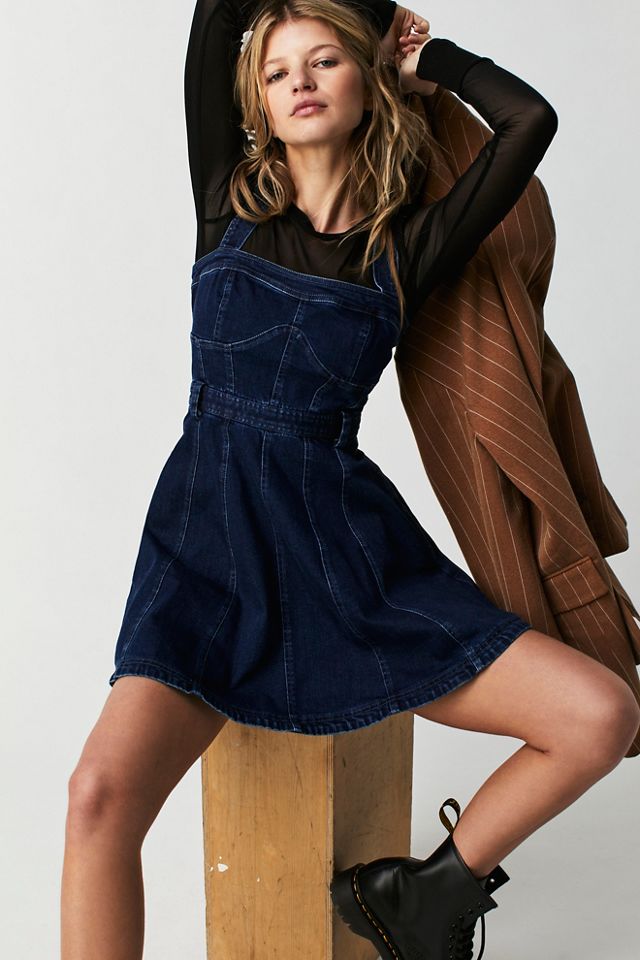 Robe courte en denim Margot #3