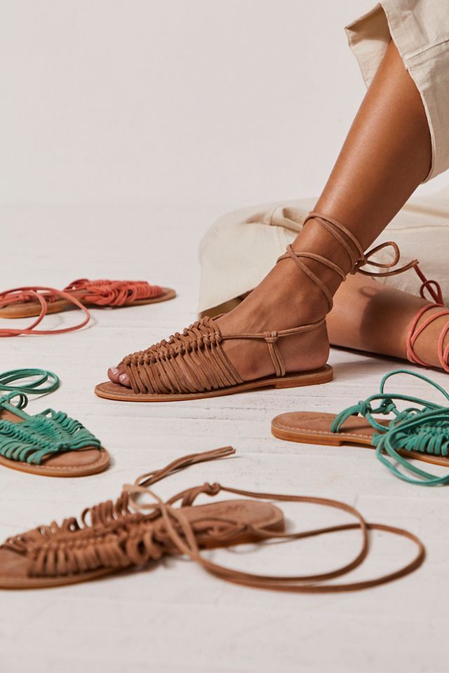 Distant Shores Wrap Sandals #4