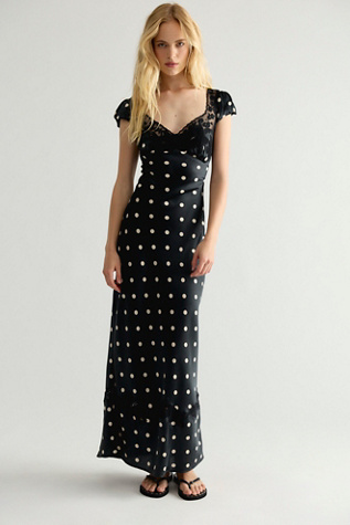 Butterfly Babe Maxi Dress by Free People in Black, Size: M