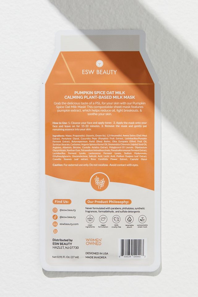ESW Beauty Plant-Based Milk Sheet Mask #1