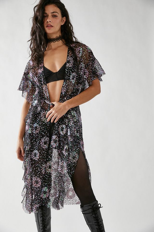 Anna Sui Sparkler Sequin Coverup