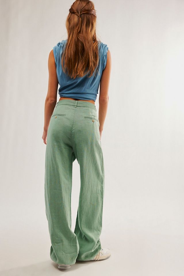 Denimist Double Pleat Wide-Leg Pants #1