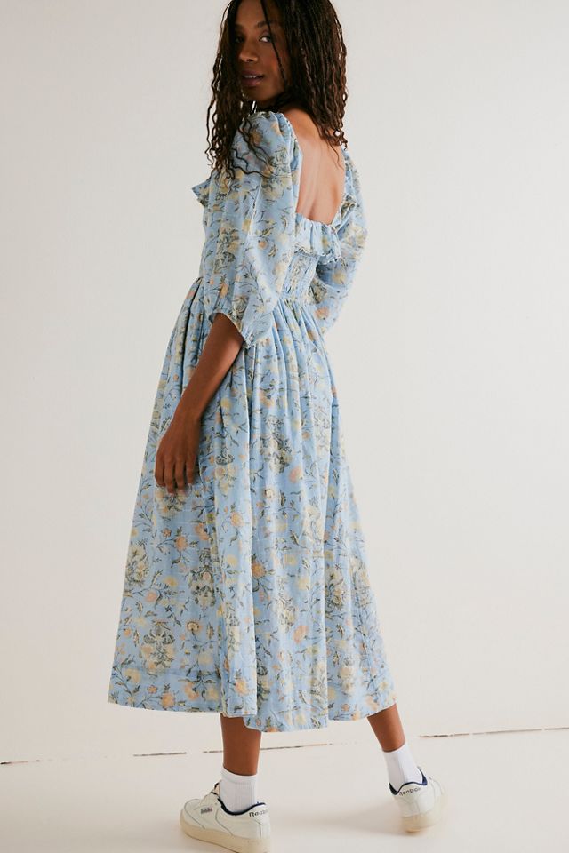 Oasis Printed Midi Dress