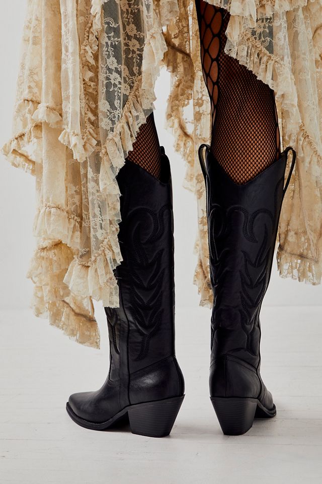 Free People Leni Tall Western Boots