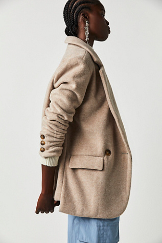 Mari Solid Blazer | Free People Free people Betty Solid Blazer / Ivory / Women\'s Size S - 94344090 main image 0
