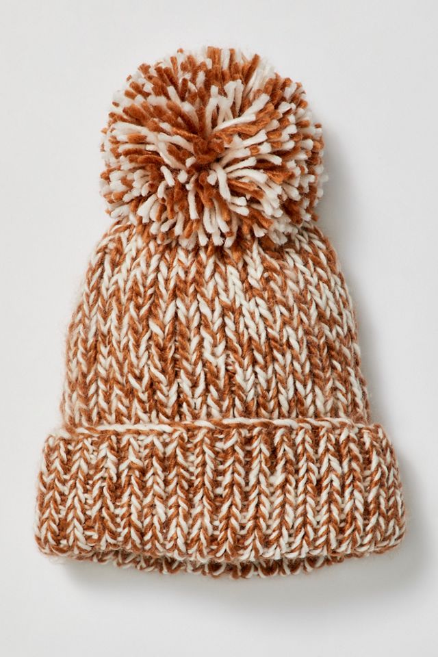Fisherman Marled Pom Beanie | Free People display picture 1