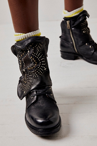 Biker boots cheap with studs