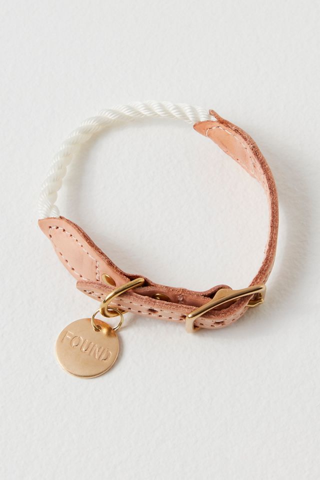 Collier pour chien en corde monochrome #1