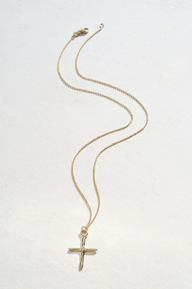 Collier à pendentif en croix mythique #1