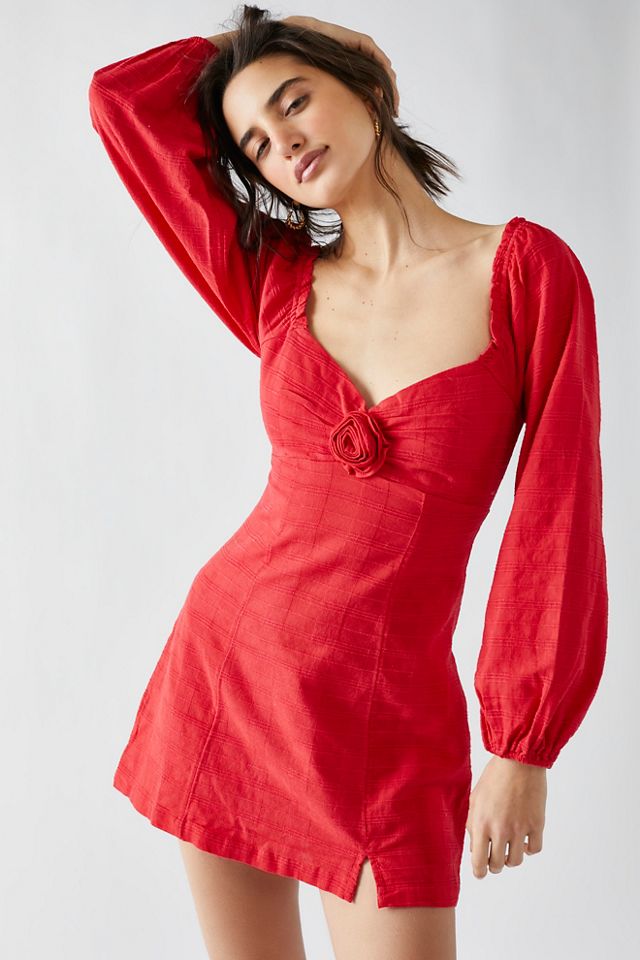 Free people rose outlet dress