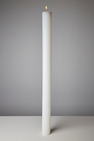 300 Hour Altar Candle by Kunstindustrien at Free People in White