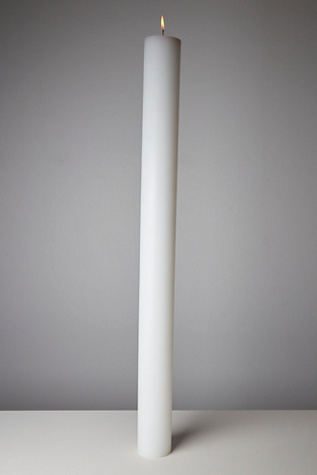 800 Hour Altar Candle by Kunstindustrien at Free People in White