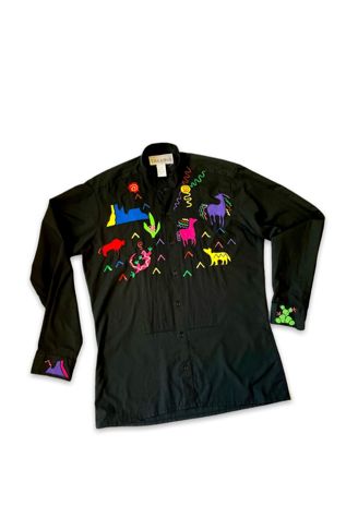1980's Appliqué Western Shirt Selected by MARMALADE