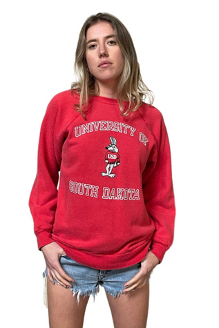 Vintage University of South Dakota Sweatshirt Selected By Villains Vintage