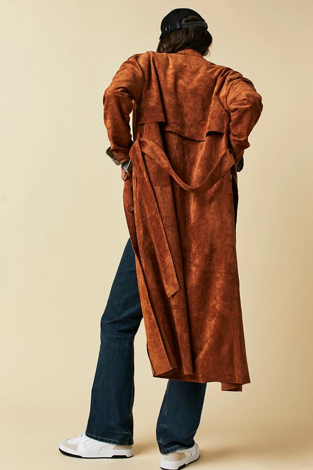 Blank NYC Vegan Suede Trench #2