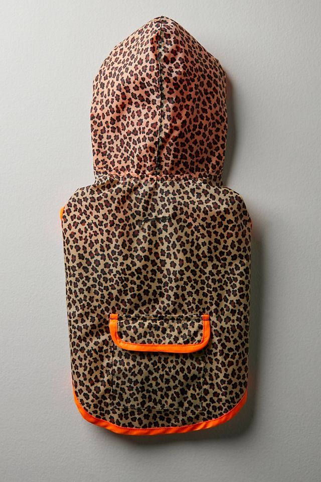 Leopard Print Dog Raincoat #3