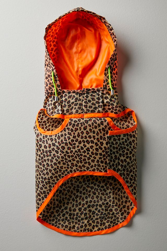 Leopard Print Dog Raincoat #4