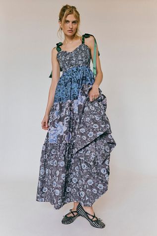 Free People ★ Bluebell Solid Maxi Dress Free People Bluebell Solid V-Neck Sleeveless Tie Shoulder