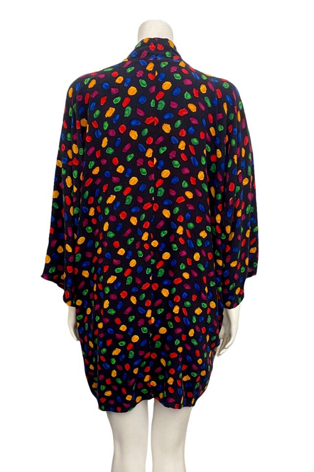 1980s Vintage Handmade Jellybean Rayon Kimono Selected by BusyLady Baca & The Goods #3