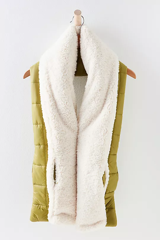 Free People Downhill Puffer Scarf