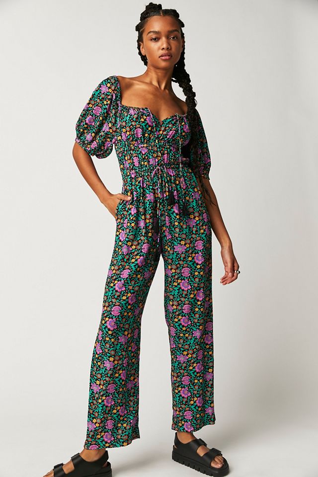 Floral Stretch Jumpsuit PP-16832