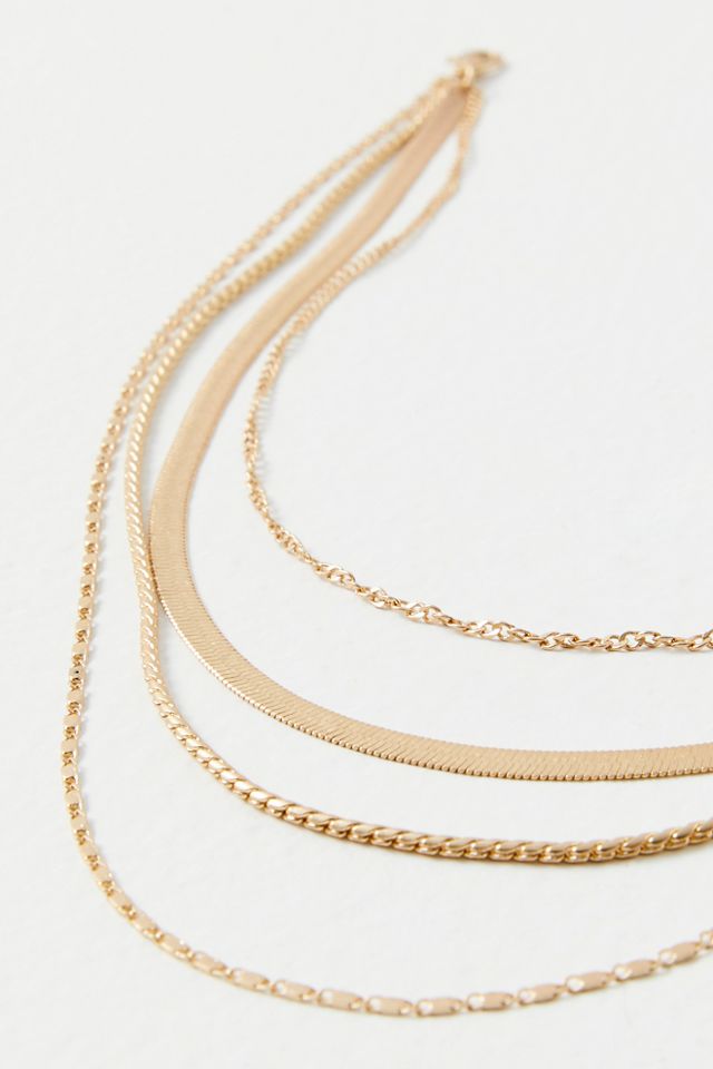 Gold Plated Lara Layer Choker #1